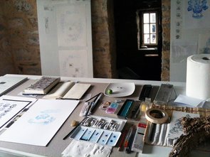 Ateliersituation Judit Villiger Ateliersituation Judit Villiger